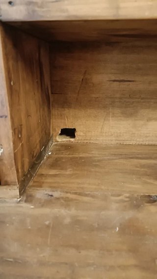 Escritorio antiguo madera mexicana