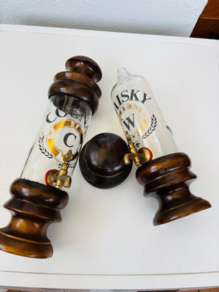 Dispensador Vintage Whisky +Regalo Licorera Cognac