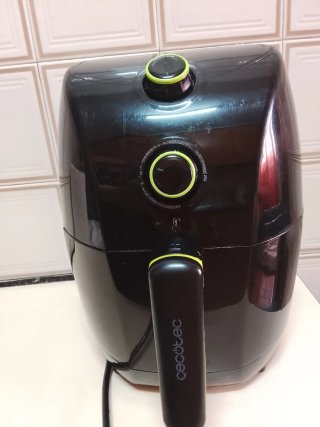 Cecotec Freidora de Aire Negra