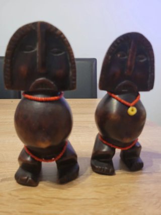 2 Statue Africane NKUMBA BITEKI