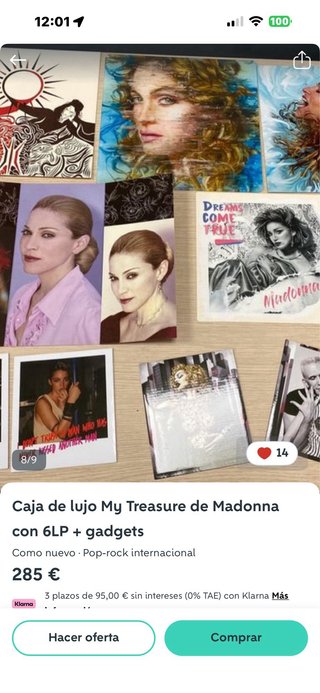 Vinilo Madonna La Bambola