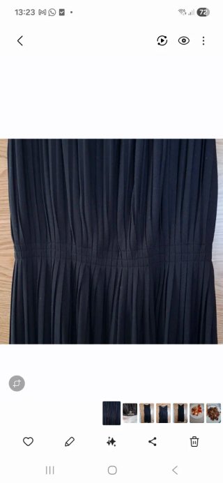 Vestido negro Massimo Dutti mujer