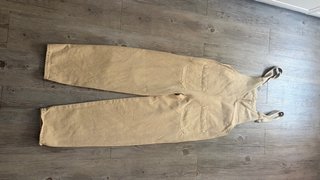 Peto Mono Vaquero Beige Pull&Bear