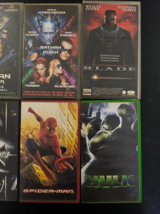Lote 8 VHS Superhéroes