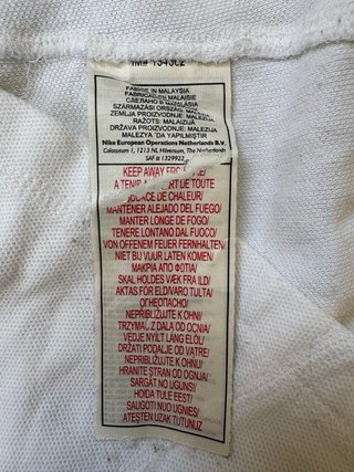 Polo Nike Bianco Bambino M