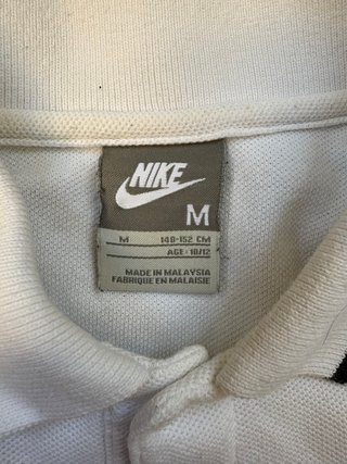 Polo Nike Bianco Bambino M