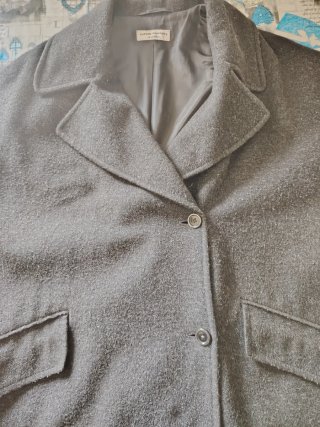 Cappotto lungo Conbipel nero uomo