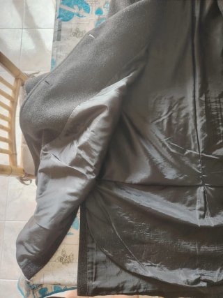 Cappotto lungo Conbipel nero uomo