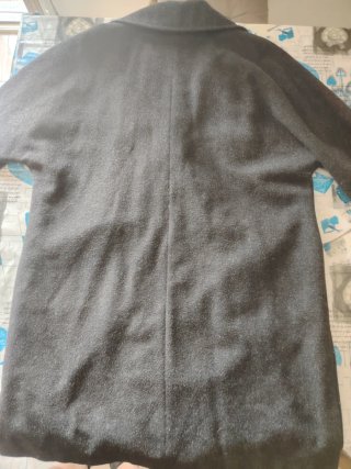 Cappotto lungo Conbipel nero uomo