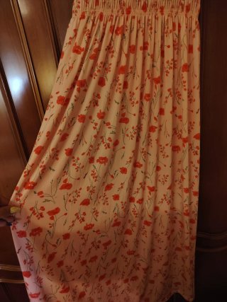 Vestido premamá largo estampado floral