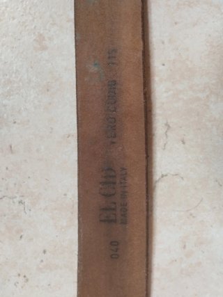 Cintura in cuoio marrone