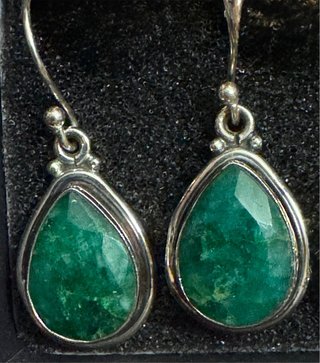 Pendientes Plata 925: Rubí, Esmeralda, Turquesa...