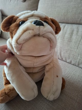 Peluche perro bulldog