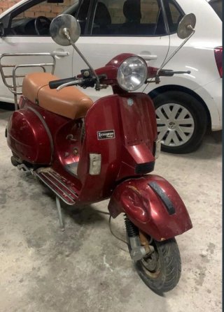 Vespa Scooter Arranque Eléctrico y Pedal
