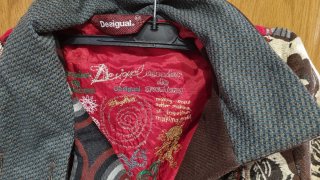 Abrigo Desigual Talla 44 Nuevo