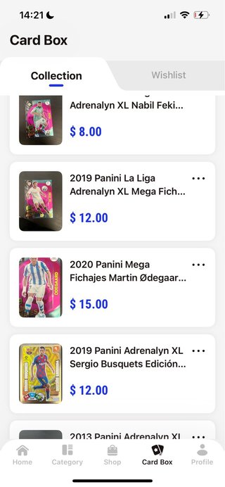 93 Cartas Panini La Liga 2009-Hoy