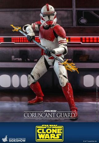 Hot Toys Star Wars Coruscant Guard Clone Wars
