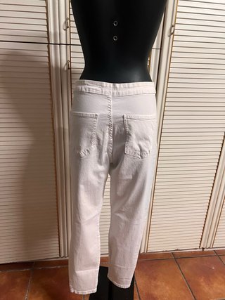 Pantalones pitillo blancos talla 46