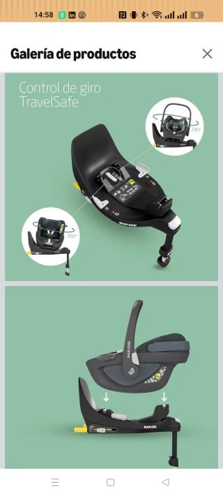 Base Isofix Giratoria 360 Maxi-Cosi