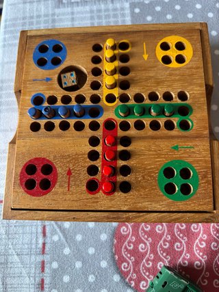 LUDO Gioco da Tavolo in Legno