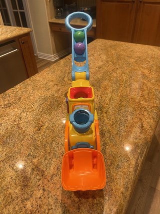 VTech Bulldozer Pop-a-Balls Giallo