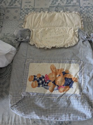 Saco para capazo con conejitos