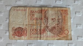 Billete 200 pesetas Banco de España