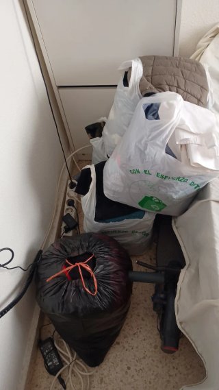 Bolsas de ropa tallas de la M a la XL.