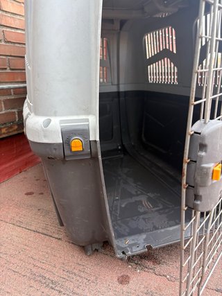 Transportín Perro Gris y Blanco