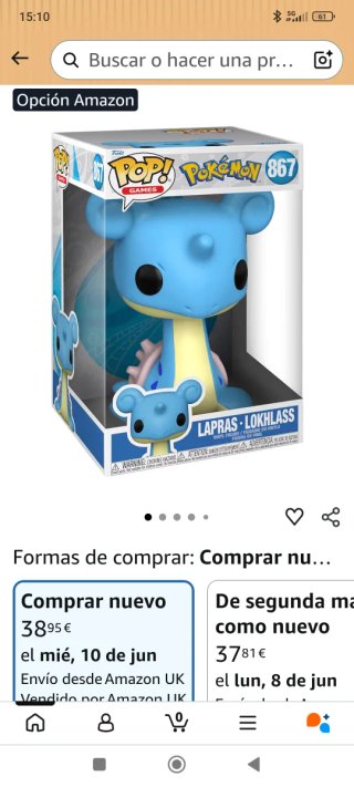 Figura Pokémon Lapras modelo 867