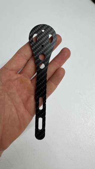 Soporte ciclocomputador carbono manillar ciclismo