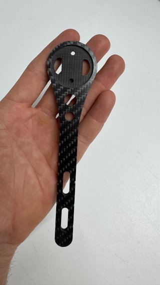 Soporte ciclocomputador carbono manillar ciclismo