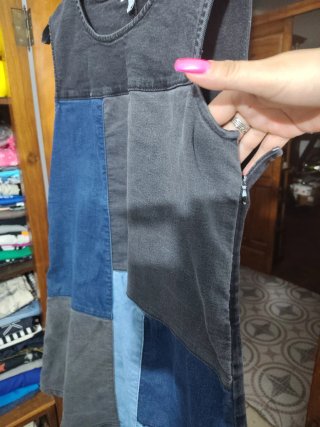 Vestido Verano Patchwork Talla M