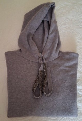 Jersey Tintoretto con  Capucha Gris Talla L