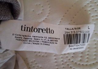 Jersey Tintoretto con  Capucha Gris Talla L