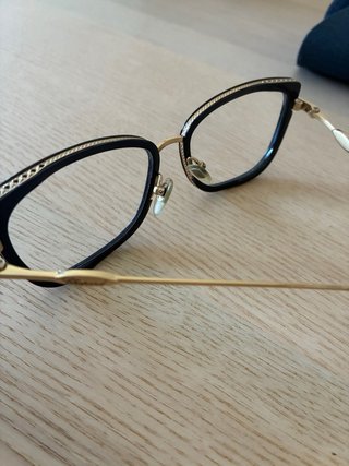 Gafas Chopard Negras y Doradas