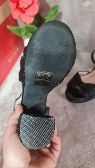 Sandalias Tulipano Negras Talla 36