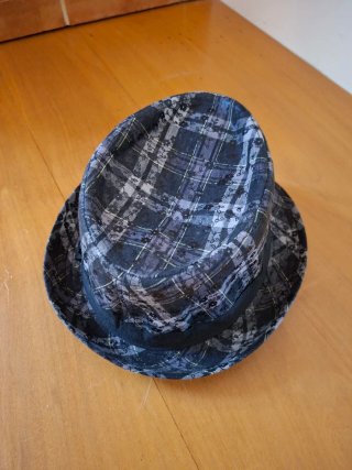 Borsalino Tartan Grigio Nero