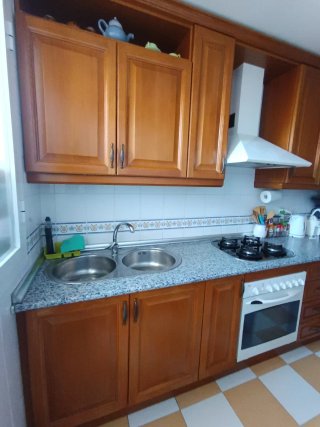 Cocina completa madera y conglomerado