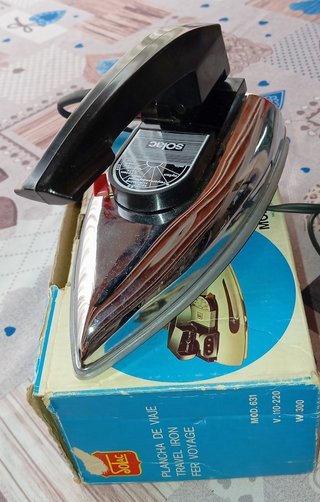Plancha Viaje Vintage Solac MOD. 631