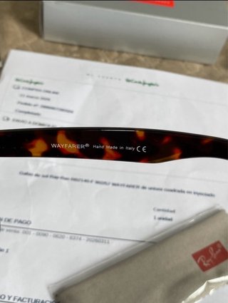 Gafas de Sol Ray-Ban Wayfarer Marrón Leopardo