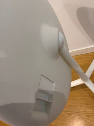 Mesa plegable Sitland con ruedas 60 cm diametro