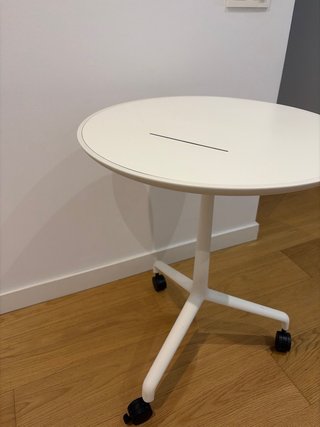 Mesa plegable Sitland con ruedas 60 cm diametro
