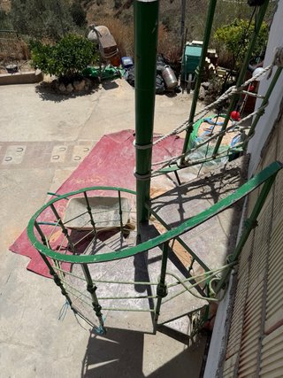 Escalera Caracol Hierro Macizo