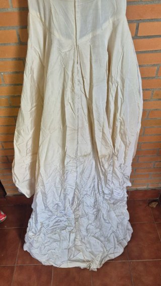 Vestido de Novia Antiguo. Hecho a mano.