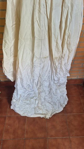 Vestido de Novia Antiguo. Hecho a mano.