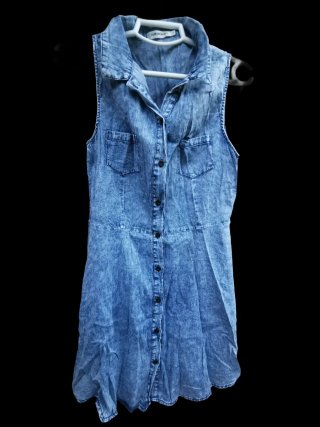 Vestido vaquero sin mangas SAMAR MODA