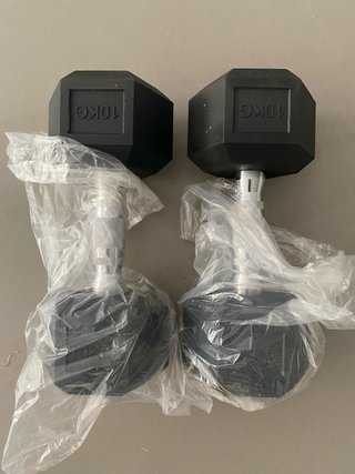 2 Mancuernas 10kg Nuevas