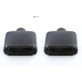 COLAS DE ESCAPE DEPORTIVAS PARA BMW X5 E53 NEGRO BRILLANTE