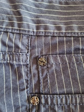 Richmond X Vintage 52 Pantalone Gessato Made Italy
